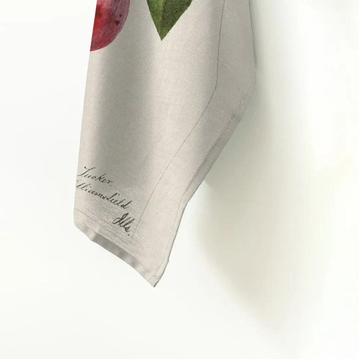 Lniany ręcznik kuchenny - śliwka