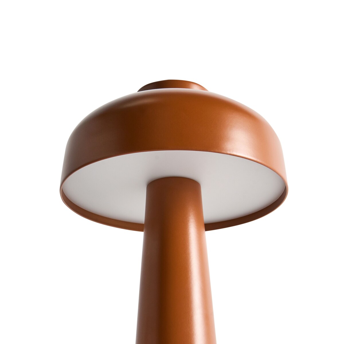 Bezprzewodowa lampa stołowa LED AGUSAN Ze ściemniaczem Metal Brązowy