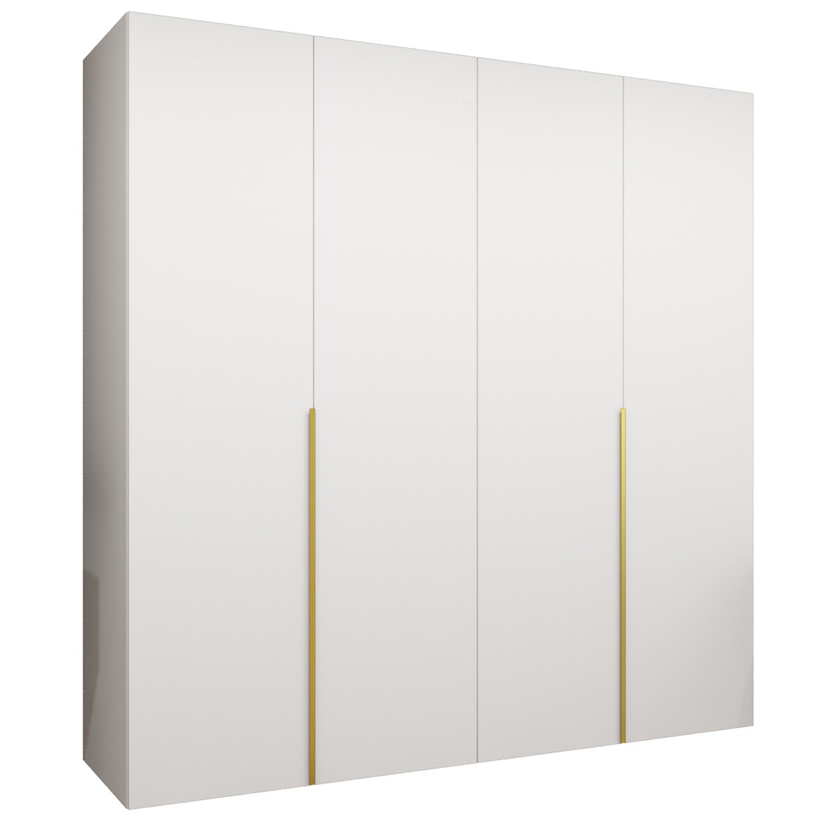 Szafa uchylna otwierana ALICANTE 1 200 wys. 202 cm Biały + u. Złoty