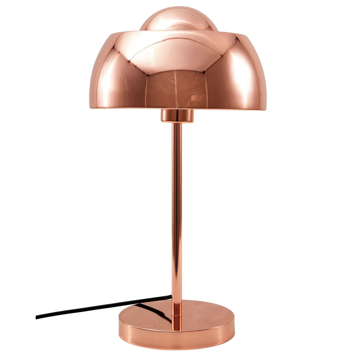 Lampa stołowa metalowa miedziana SENETTE