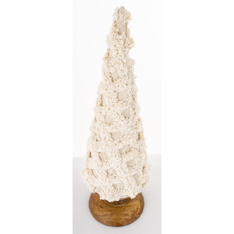 Figurka choinka 40x12x12 cm FAZIO beżowa niska