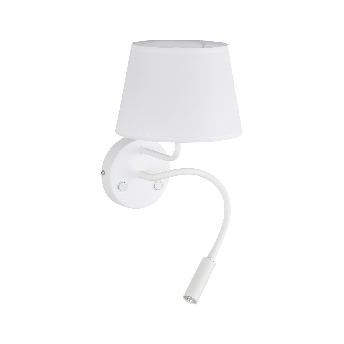 Kinkiet do czytania TK Lighting MAJA WHITE biały, ruchome światło, E27/G9, z włącznikiem, nowoczesny do sypialni