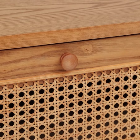 Komoda z plecionką wiedeńską VIENNESE 90 cm