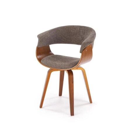 Krzesło K545 szare/orzech