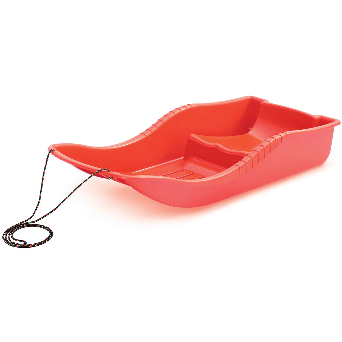 Sanki Na Śnieg Dla Dzieci Ślizg Ślizgacz Zjazdowy Z Linką Czerwone