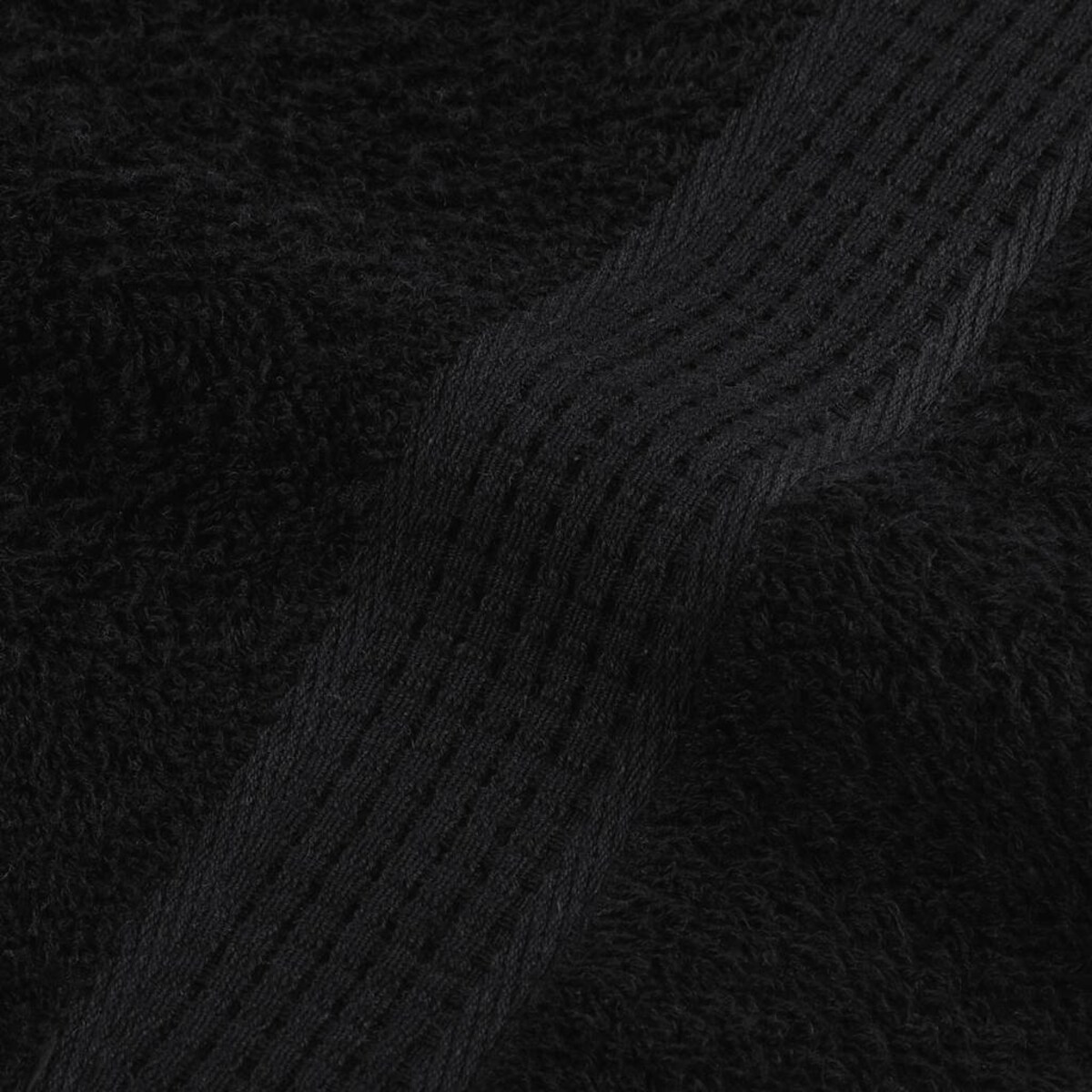 vidaXL Ręczniki, FROGN, 4 szt., czarne, 30x30 cm, 360 g/m²