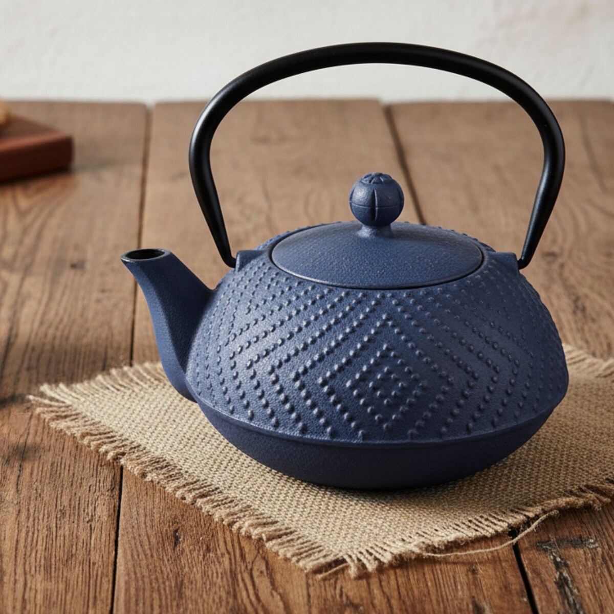 Czajnik żeliwny z zaparzaczem KAMIN, 900 ml