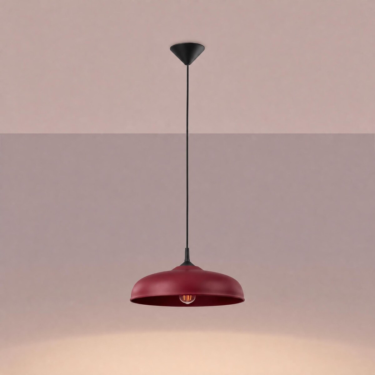 Lampa wisząca GINA burgund