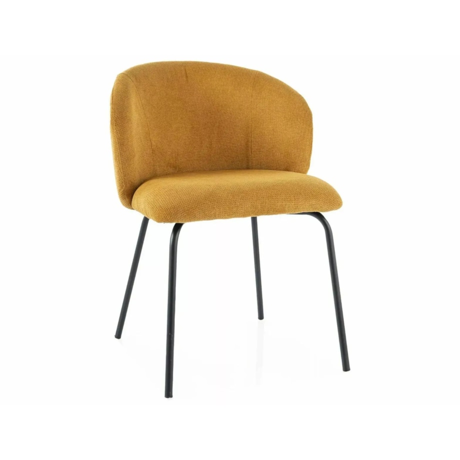 Krzesło tapicerowane KEVIN VARDO curry