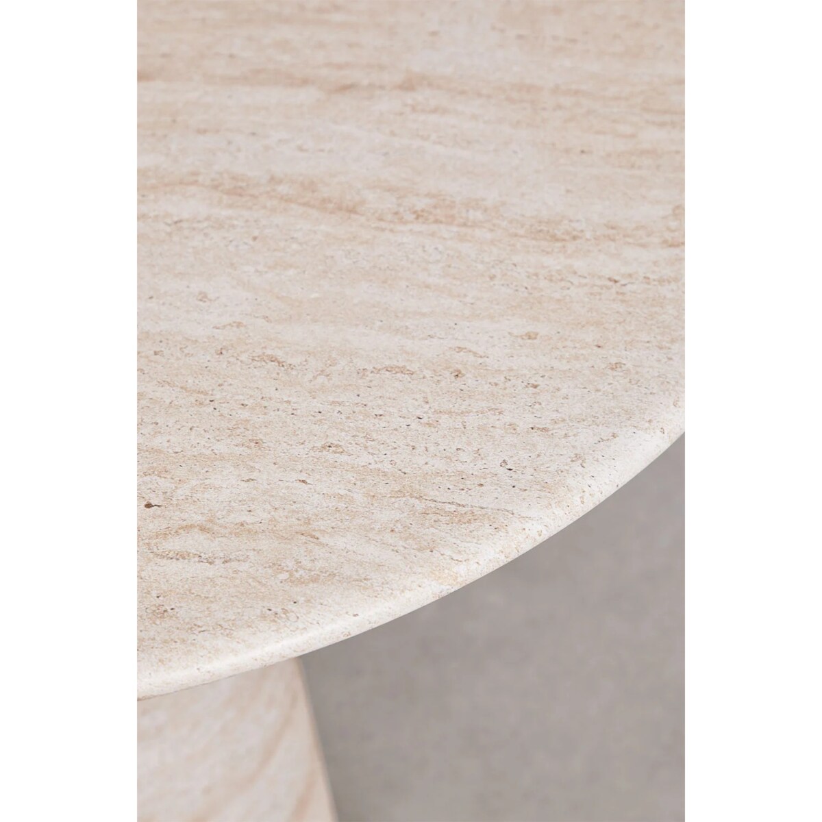 Owalny stół do jadalni z cementu Noemi 220x95 cm
