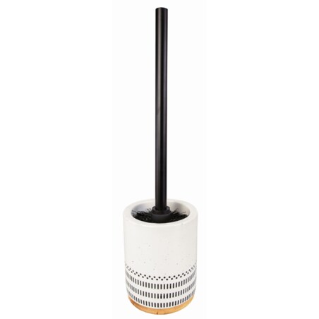 Kleine Wolke Alva Szczotka WC ze stojakiem czarny biały