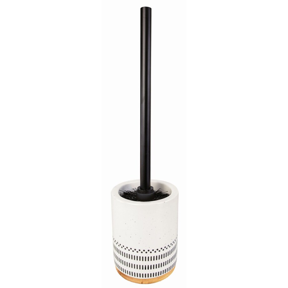 Kleine Wolke Alva Szczotka WC ze stojakiem czarny biały