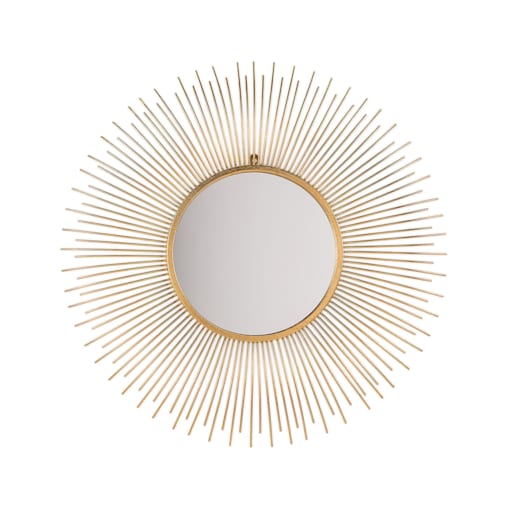Lustro ścienne CILLY 80 cm 80 cm Metal Złoty