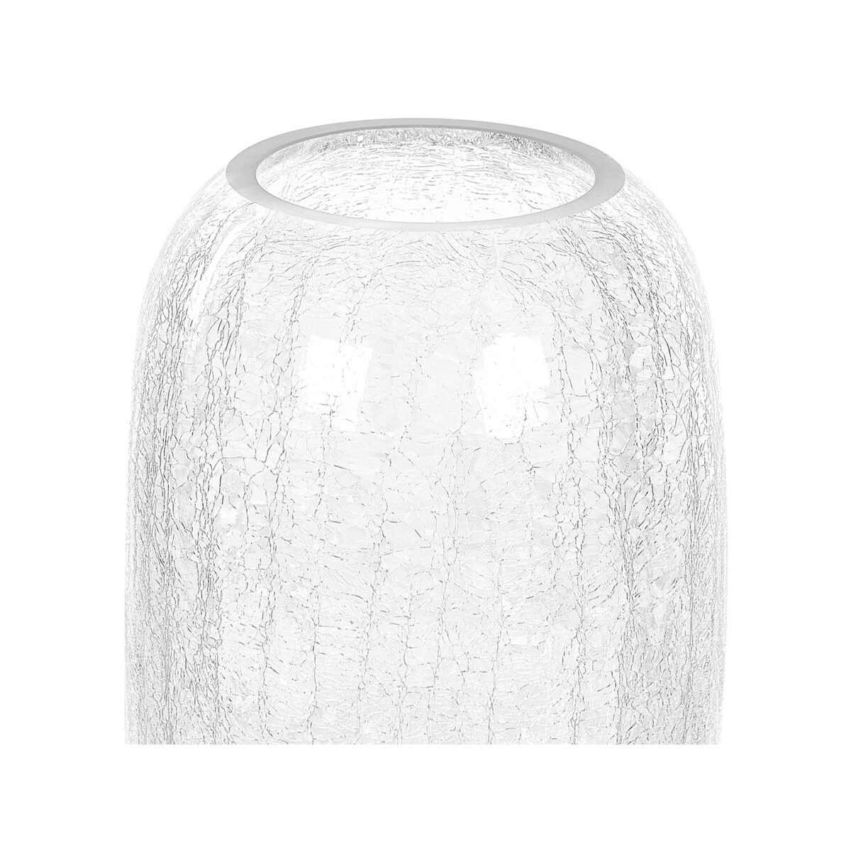 Wazon na kwiaty szklany 28 cm transparentny KYRAKALI