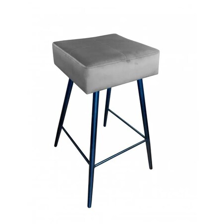 Hoker niski OLIMP VELVET szary