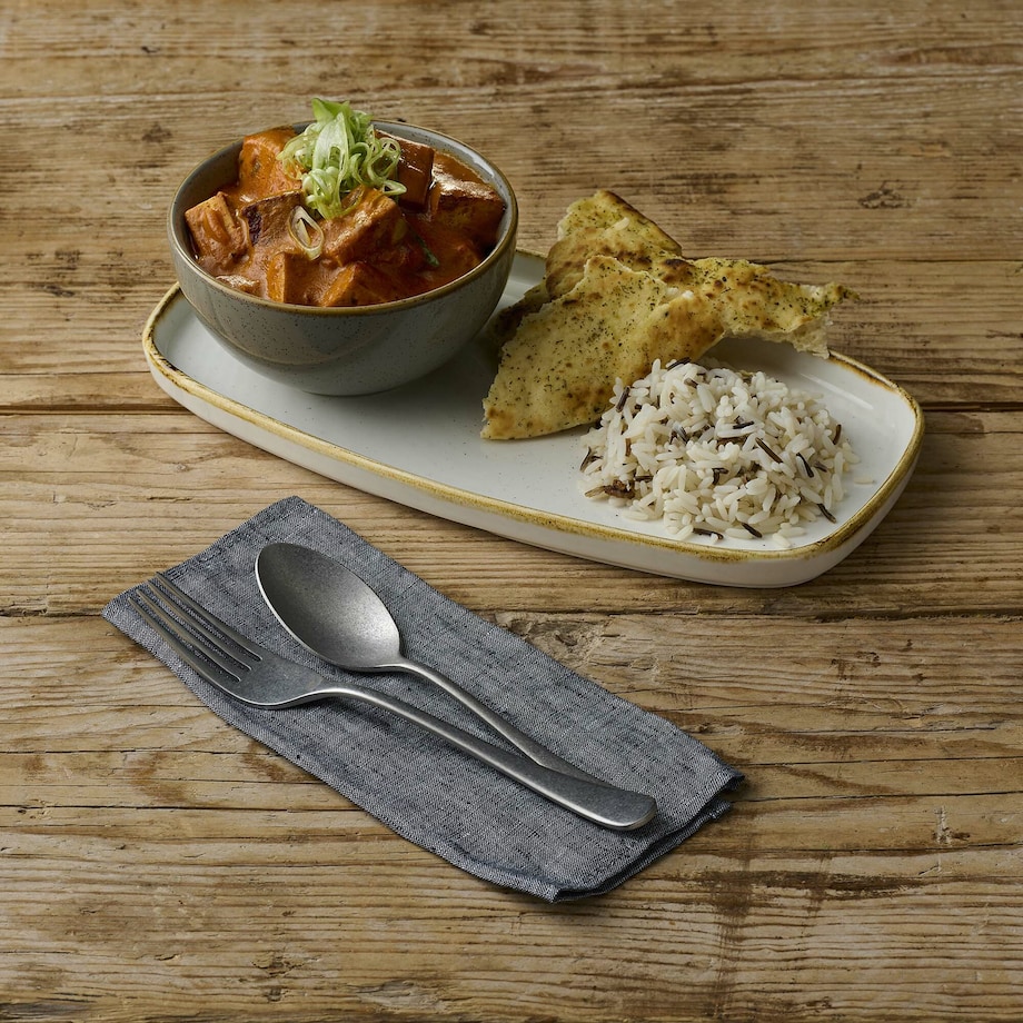 Taca porcelanowa Stonecast Barley White, 300x90mm