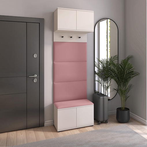 Garderoba Napoli wersja 5 bez uchytów Trinity 23 beż