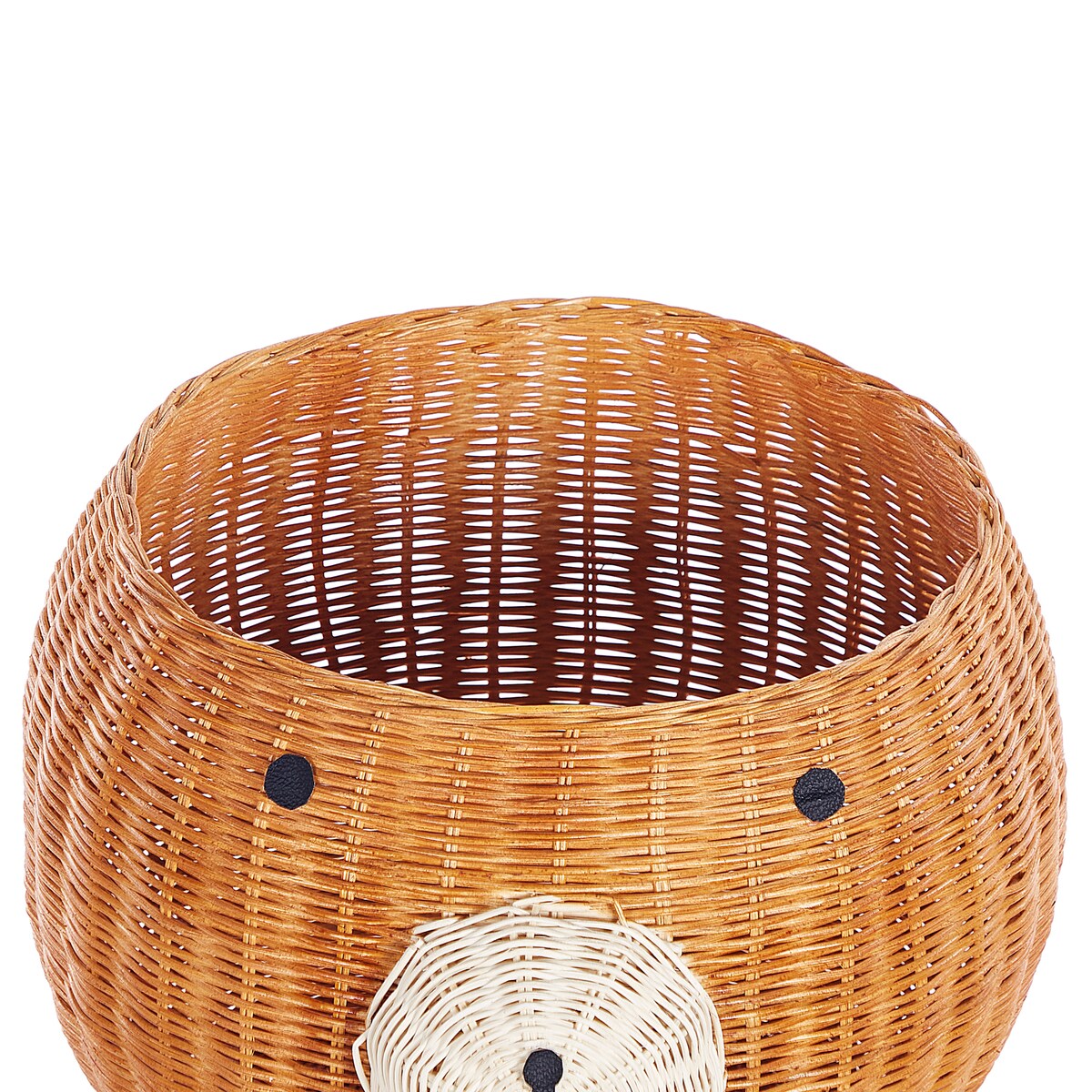 Kosz na zabawki Miś HIMBA Rattan Naturalny