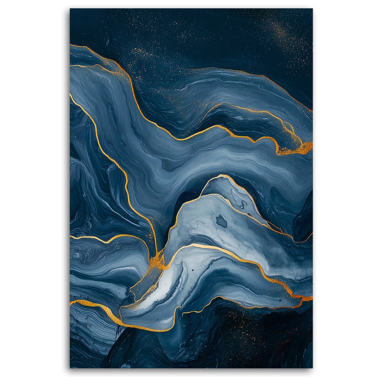 Feeby Obraz, Abstrakcja Morska Kamień Glamour 40x60