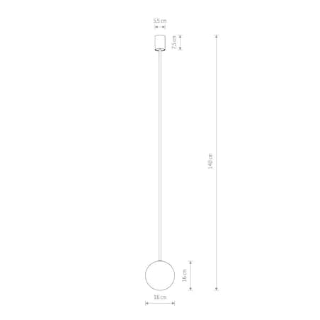 Lampa Sufitowe 10308 KIER L Satynowy złoty Nowodvorski