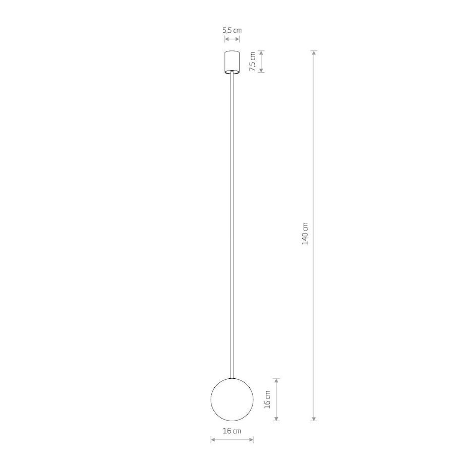 Lampa Sufitowe 10308 KIER L Satynowy złoty Nowodvorski