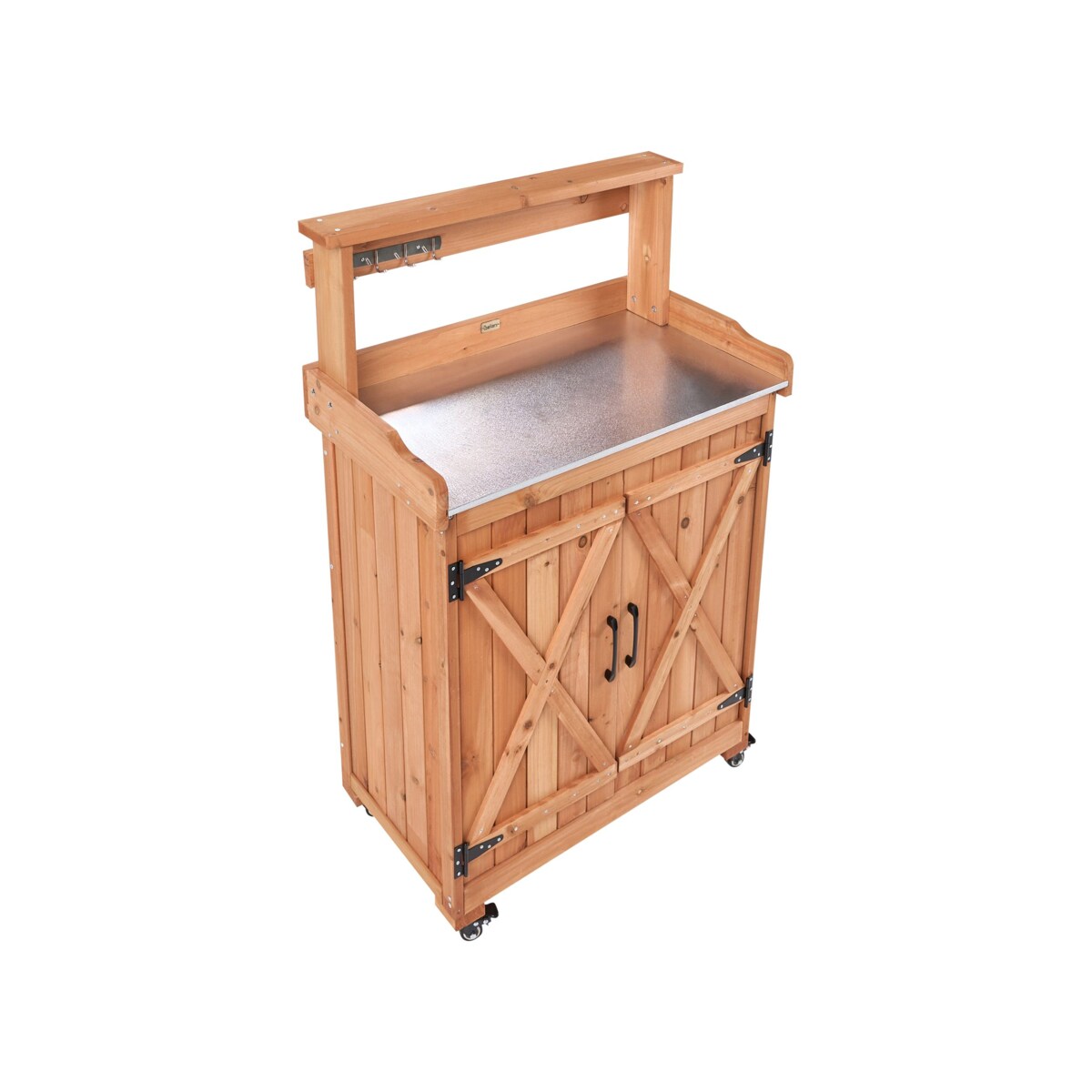 Stół ogrodniczy ALTOLIA Drewno jodłowe 70 cm 40 cm Brązowy