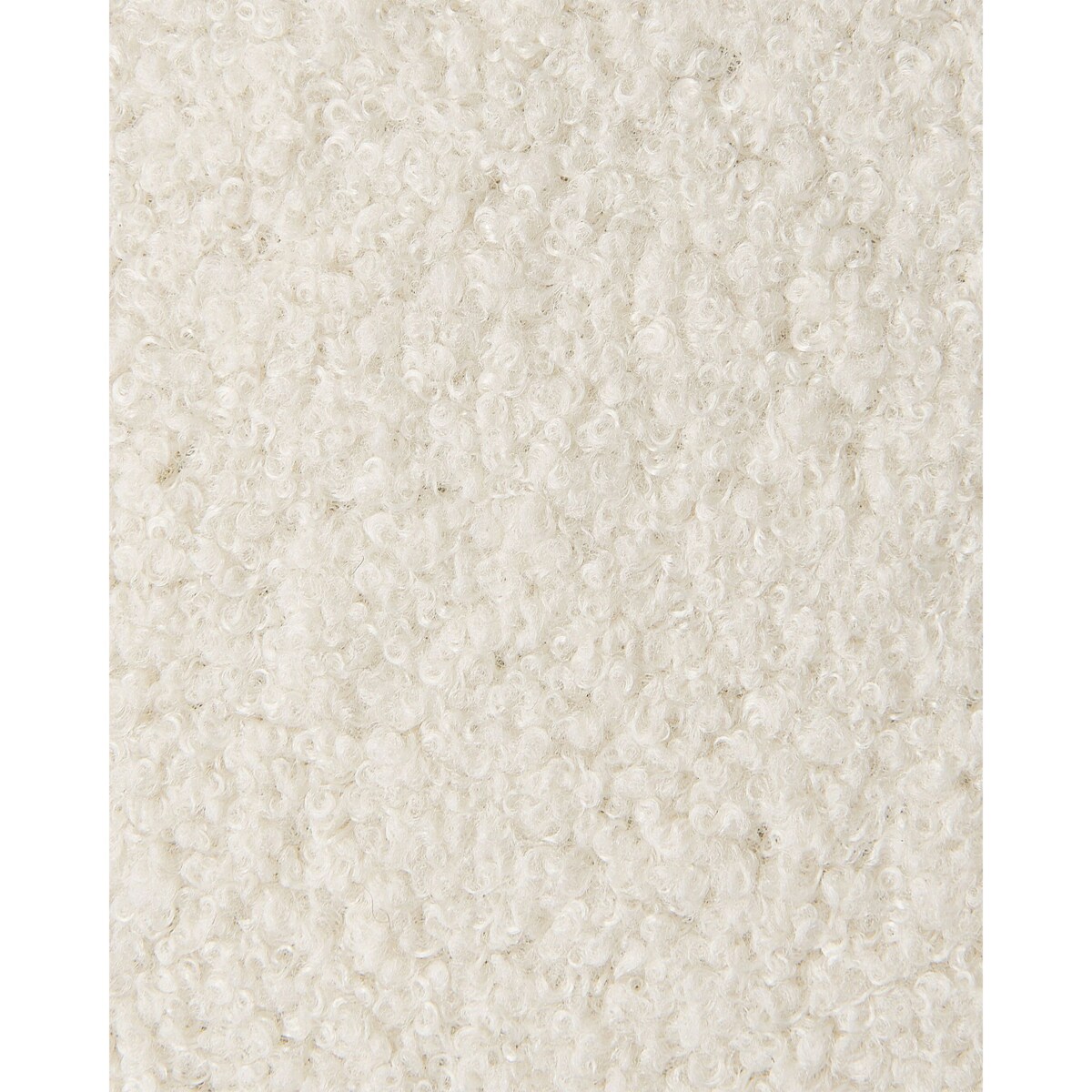 Zestaw 2 krzeseł do jadalni CASEY Boucle Złamana biel