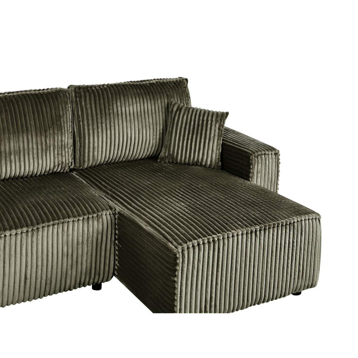 Sofa rozkładana ABACKA Sztruks Lewostronny