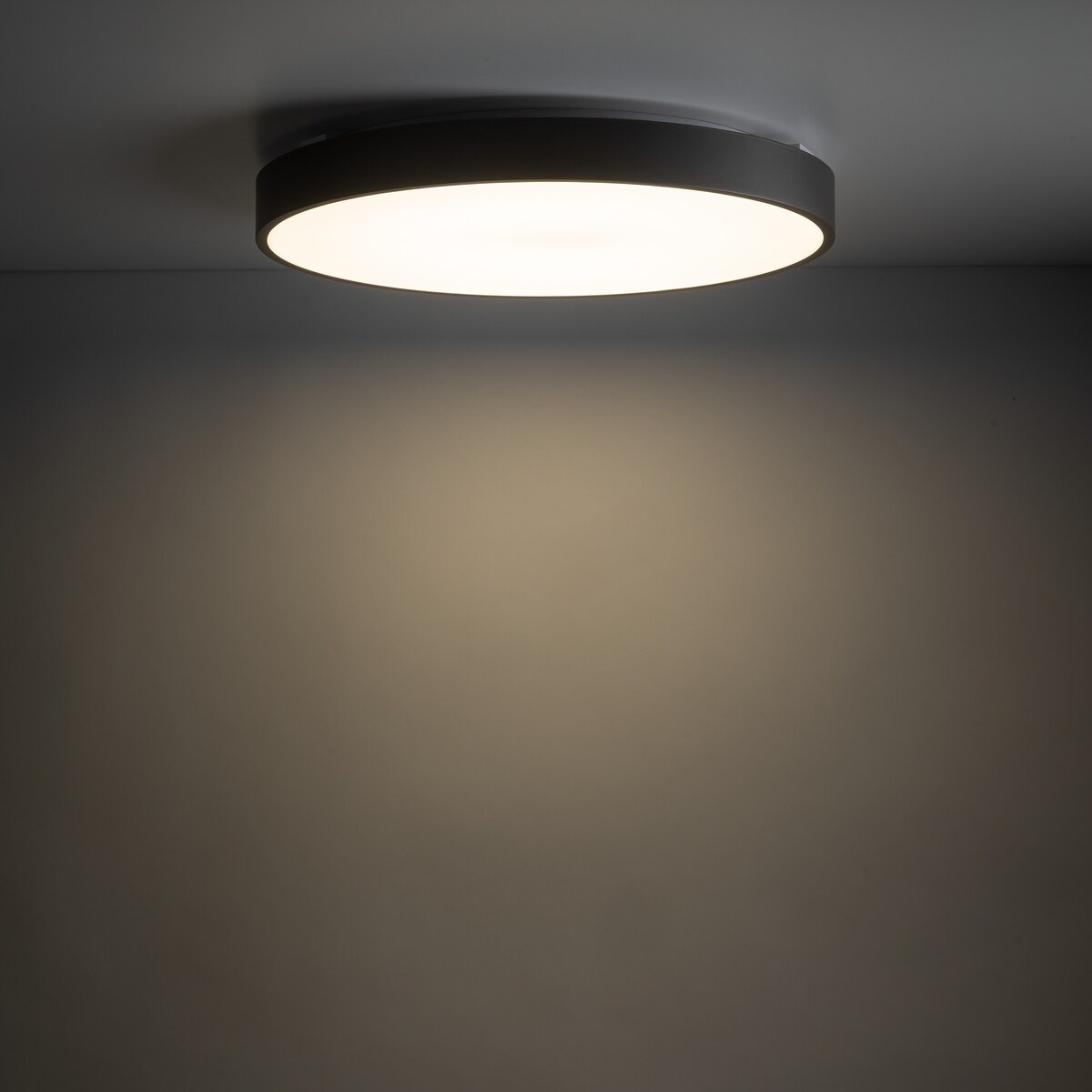 Lampa Sufitowa Łazienkowa Tk Lighting Velis Brązowy Plafon Led 30W Ip54 Zmienna Barwa, Ściemniany