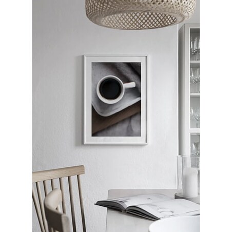 Poster Story, Plakat, Obraz - Kawa w Białej Filiżance, wymiary 50 x 70 cm