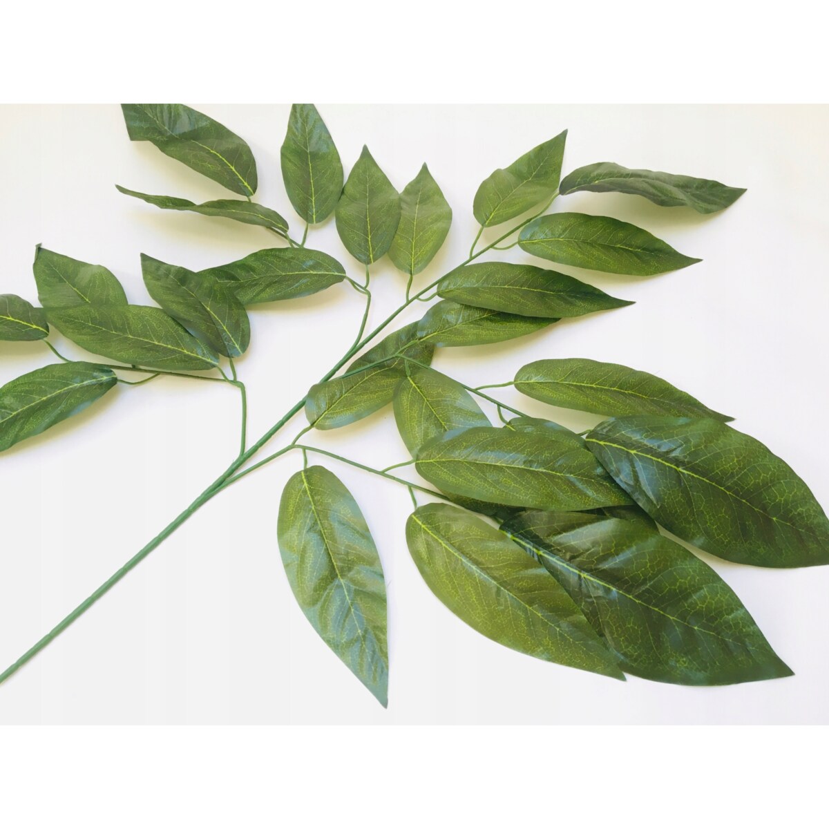 DUŻE LIŚCIE DO stroika wiązanki gałązka zielona łodyga dodatek podkład grób