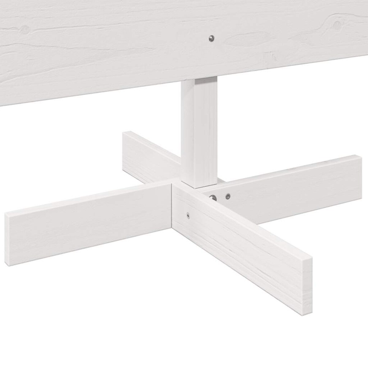 vidaXL Drewniana choinka do udekorowania, biała, 180 cm, sosnowa