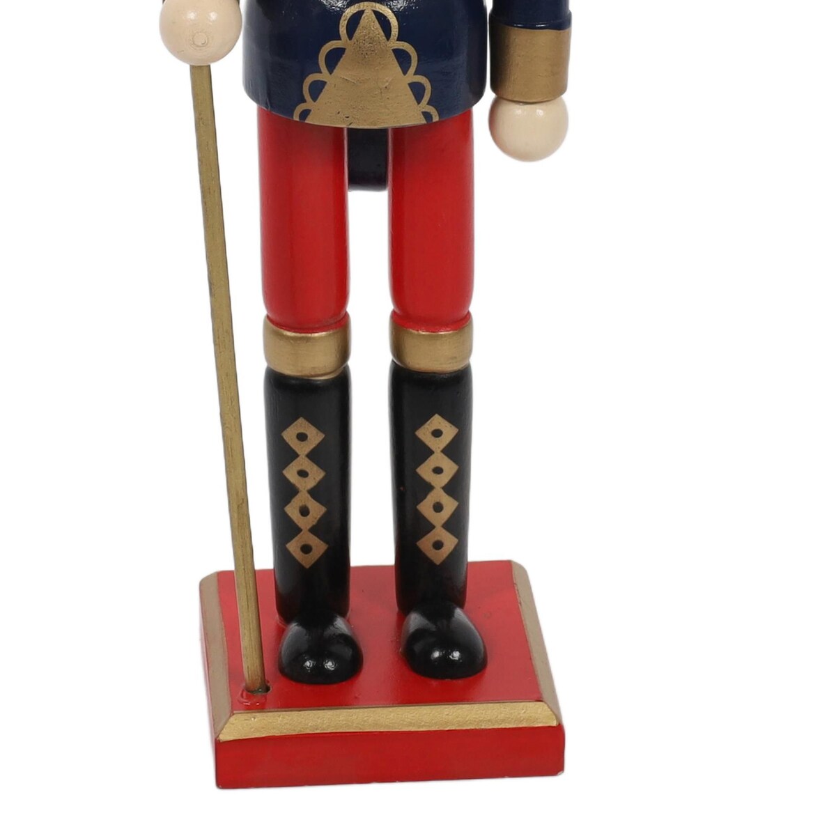 Drewniany dziadek do orzechów, wys. 38 cm