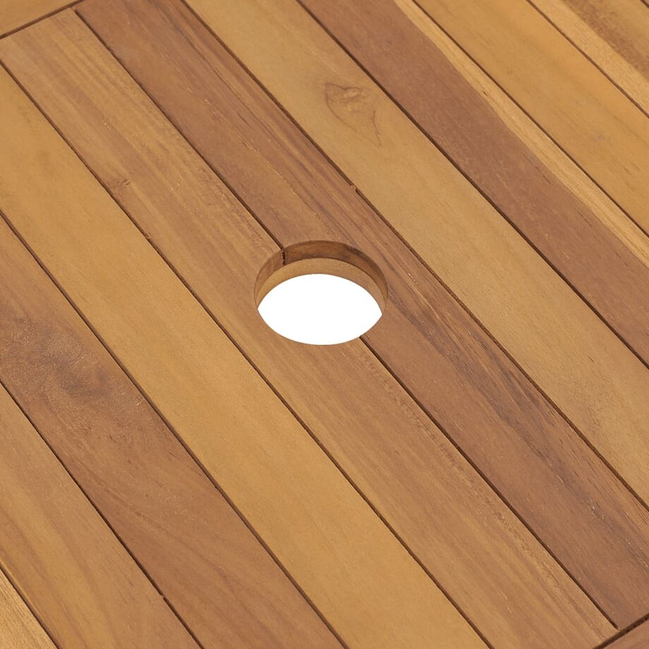 vidaXL Szafka łazienkowa pod umywalkę, lite drewno tekowe, 132x45x75cm