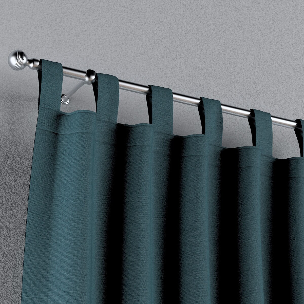 Zasłona na szelkach 1 szt. 130x245 niebieski