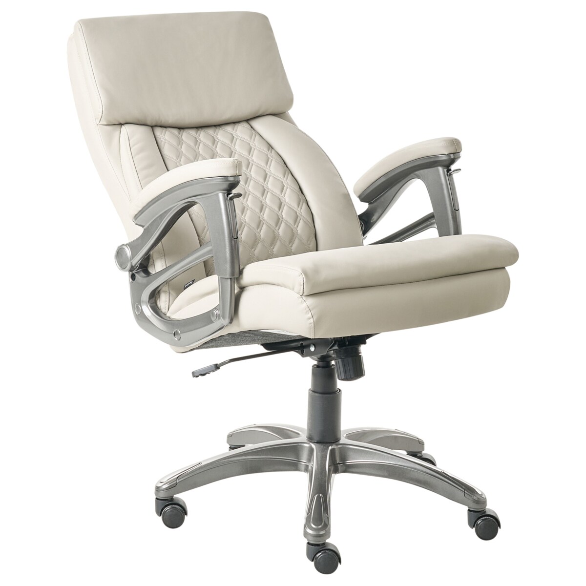 Fotel biurowy Obrotowy GALLANT Ekoskóra Beżowy