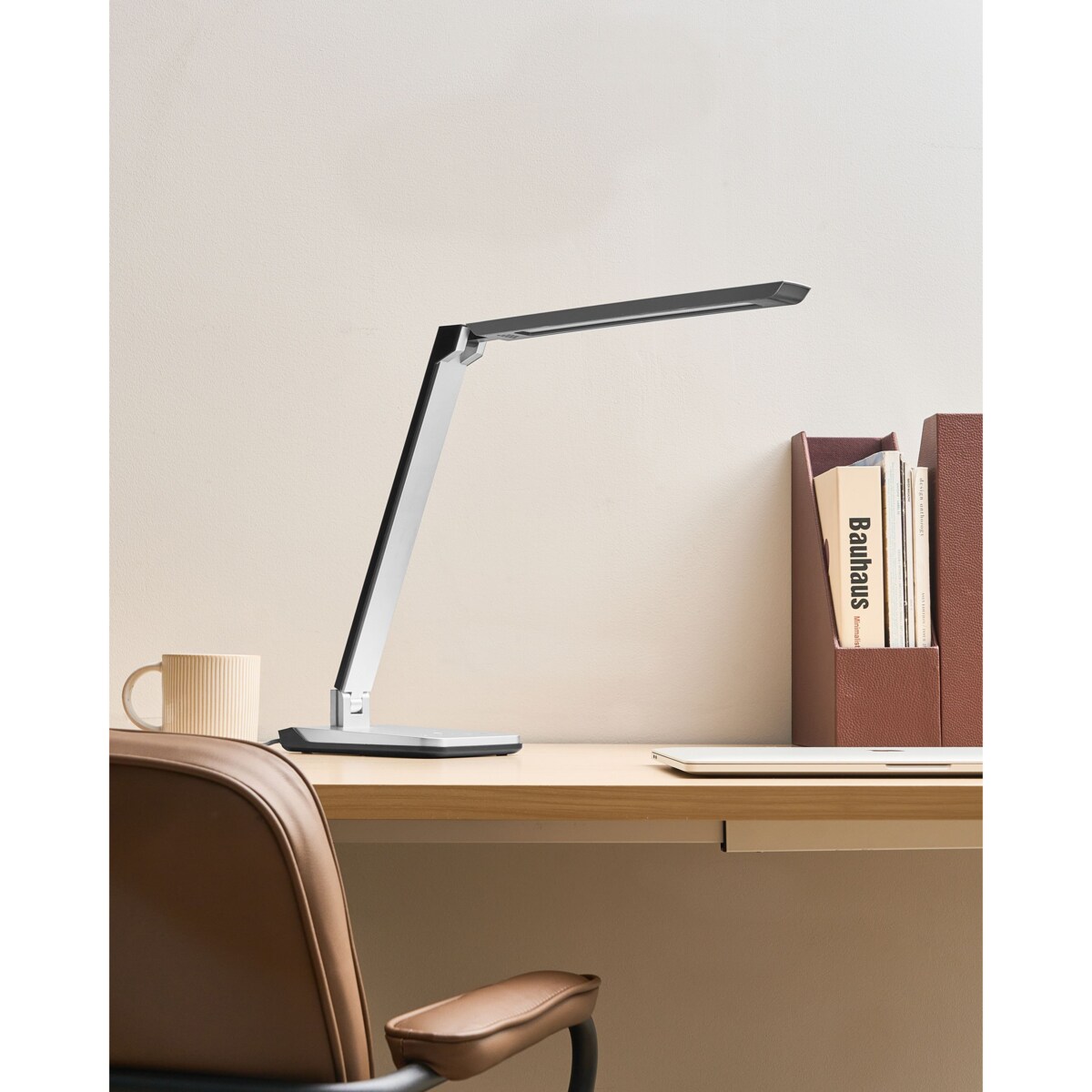 Lampa biurkowa LED PICTOR Ze ściemniaczem Srebrny