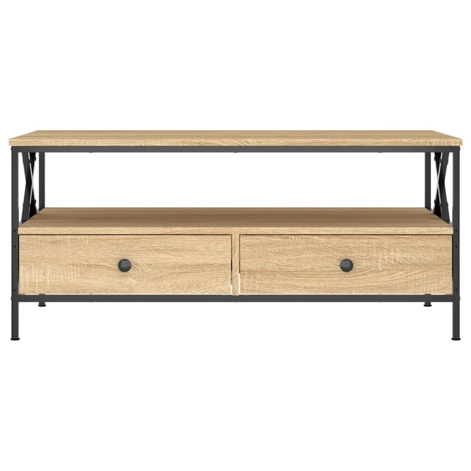 vidaXL Stolik kawowy, dąb sonoma 100x51x45 cm, materiał drewnopochodny