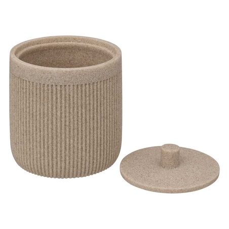 Pojemnik na waciki i patyczki ONYX, łupek, Ø 9,9 cm