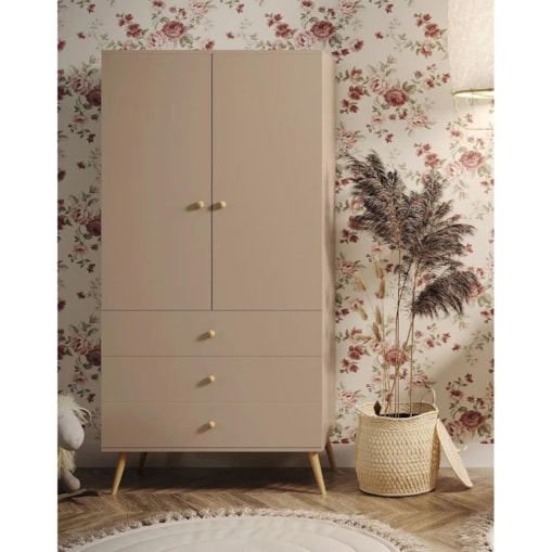 Szafa LEBEL z szufladami 3SZ 100cm macchiato