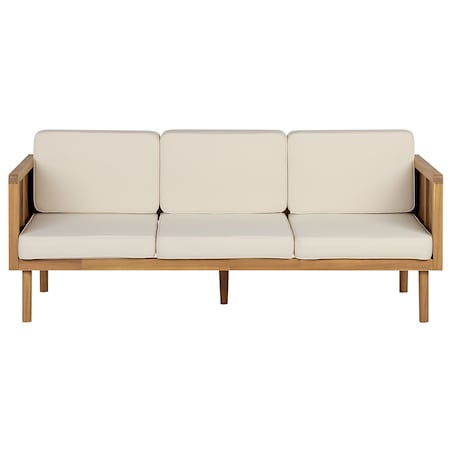 Sofa ogrodowa dla 3 osób BARATTI Drewno akacjowe Brązowy