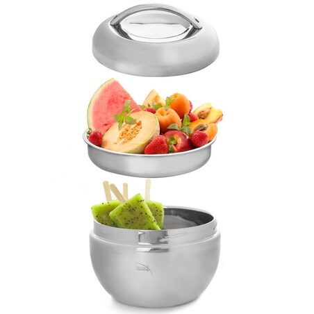 Termos Obiadowy Stalowy 800 ml Termomisa miska Termiczna menażka Stal