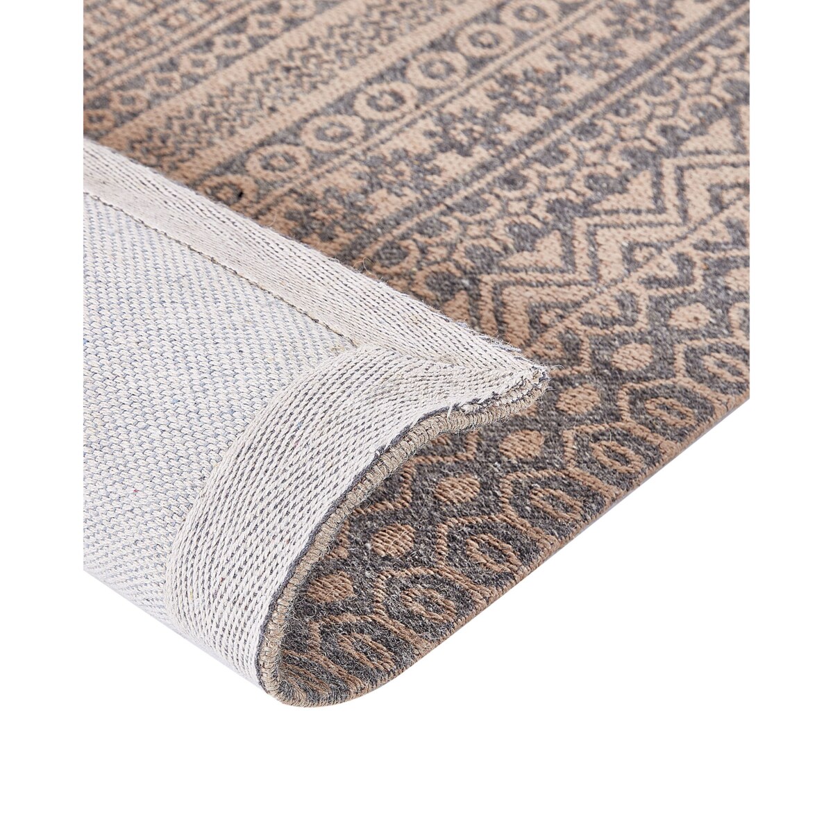 Dywan 80 x 150 cm beżowo-szary BAGLAR