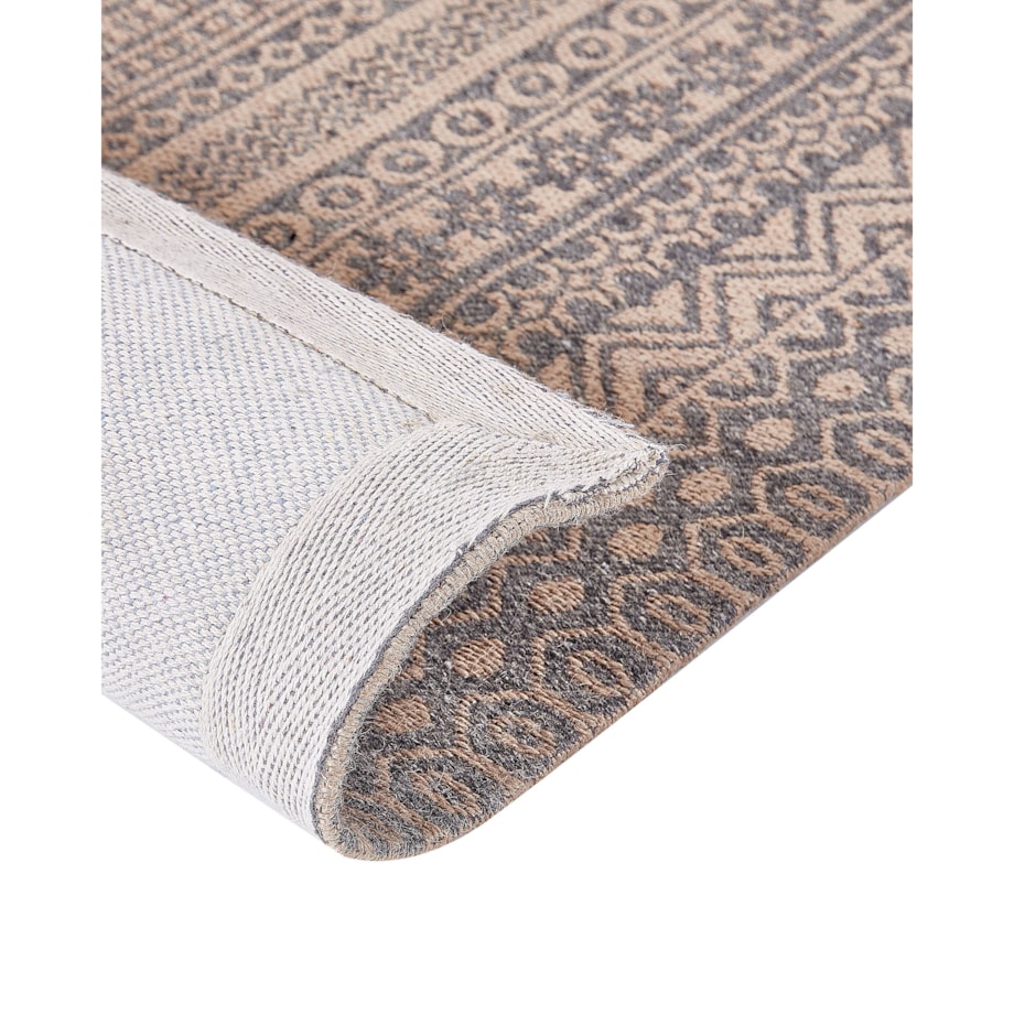 Dywan 80 x 150 cm beżowo-szary BAGLAR