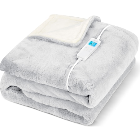 Duży koc elektryczny miękki 180x160cm 160w + timer Berdsen
