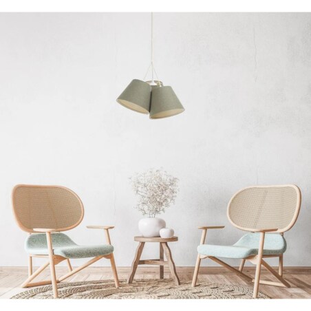 Lampa wisząca ENTURO TRIO zielona