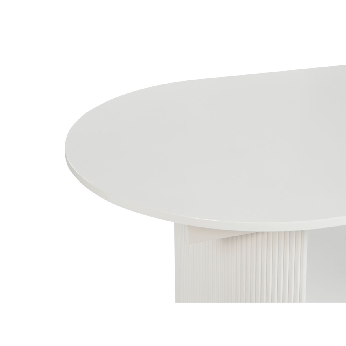 Stół do jadalni rozkładany DULVERTON Biały 160/200 cm 90 cm