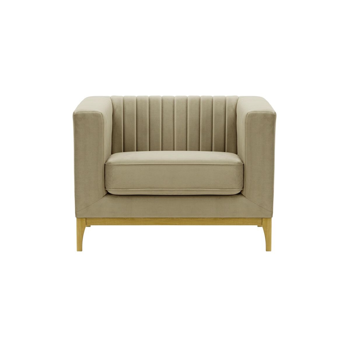 Fotel Slender Wood-Velluto 3-like oak