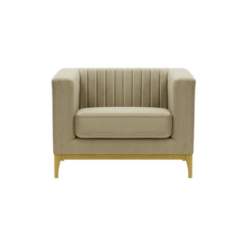 Fotel Slender Wood-Velluto 3-like oak