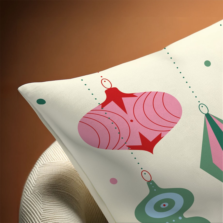 Poduszka świąteczna - Bombki 45x45 cm